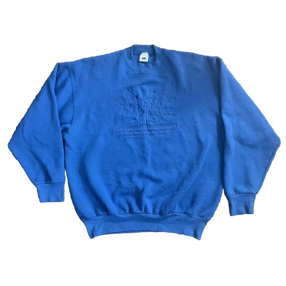 Vintage Fruit Of The Loom Nordic World Ski Championship 1995 Sweatshirt Size XXL - Picture 1 of 6